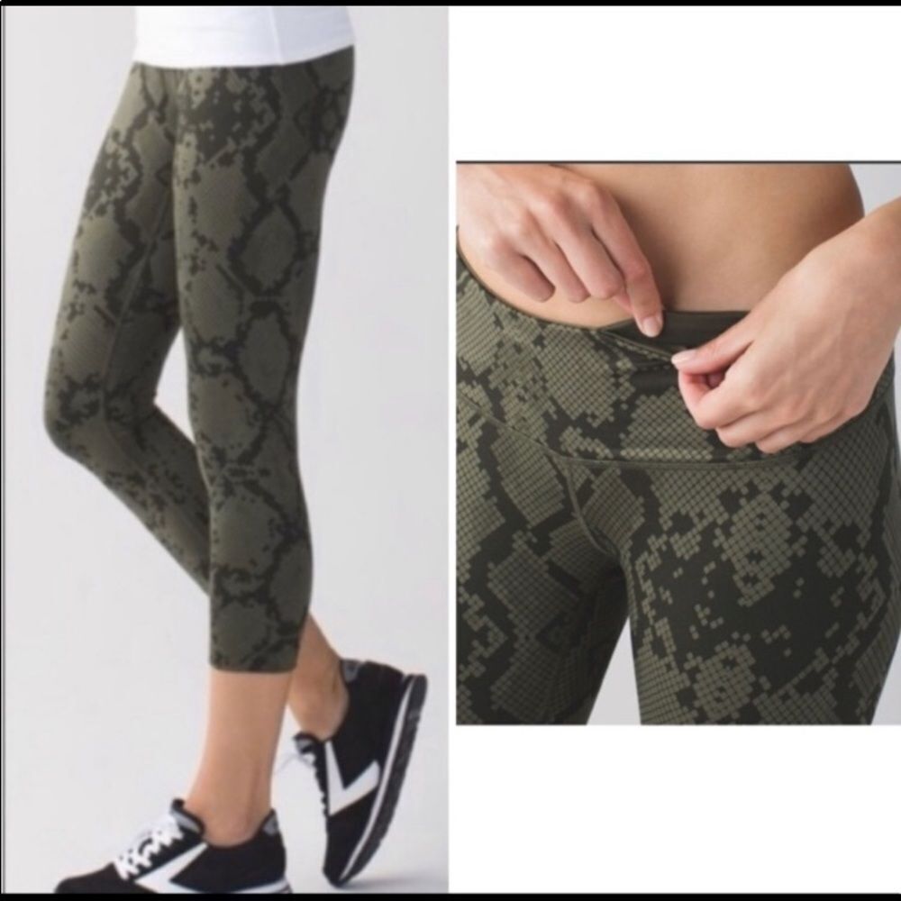 Lululemon Ziggy Wunder Under Cropped Leggings